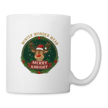 Winterreindeer Merry & Bright - Tasse - Weiß - Rechts