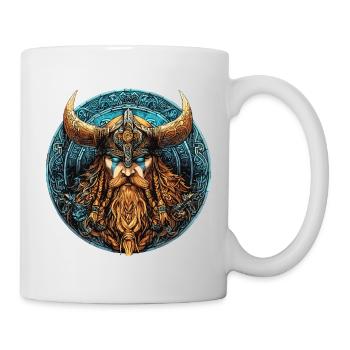 Viking Krieger Runenkreis - Tasse - Weiß - Rechts