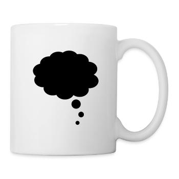 Thought bubble - Mug - white - Right