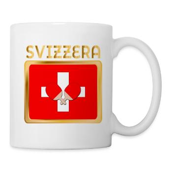 Swiss Flag Table Tennis - Mug - white - Right