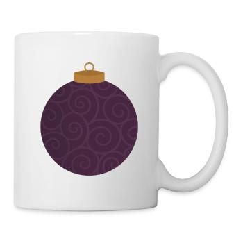 Swirled Purple Ornament - Mug - white - Right