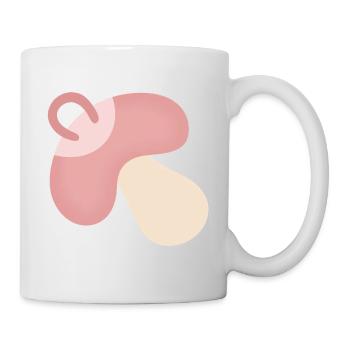 tétine rose - Mug blanc - blanc - Droite