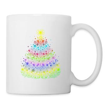 Christmas tree - Mug - white - Right