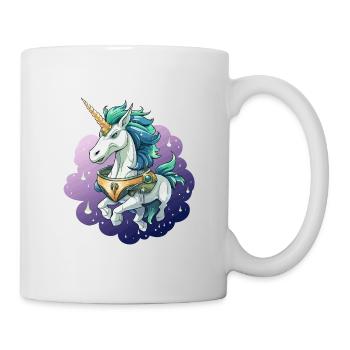 Licorne cosmique dans la Mer des Étoiles - Mug blanc - blanc - Droite