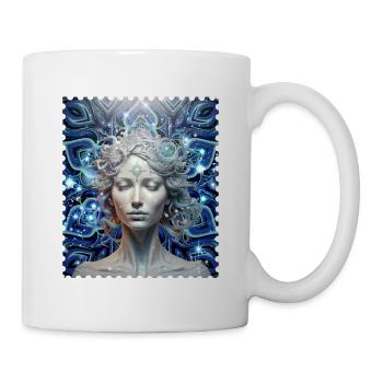 Kosmische Traumgöttin - Tasse - Weiß - Rechts