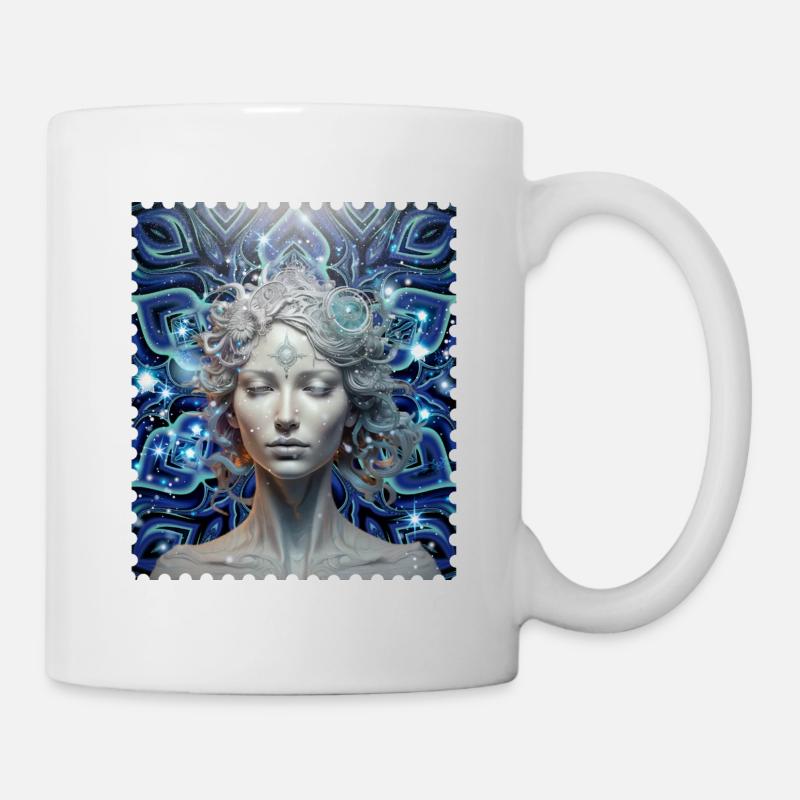 Cosmic Dream Goddess - Mug - white