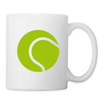 Tennisball - Tasse - Weiß - Rechts