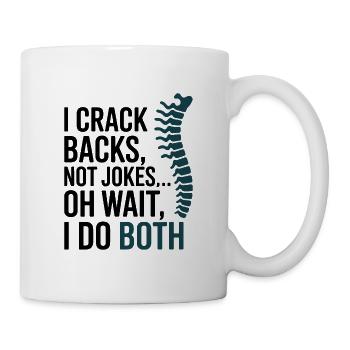 Chiropractor Crack Backs Professional Expert  - Mug - white - Right