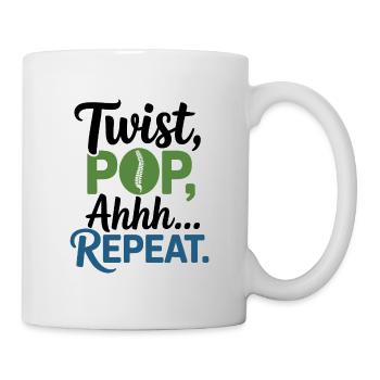 Chiropractor Twist Pop Ahhh Repeat Professional  - Mug - white - Right