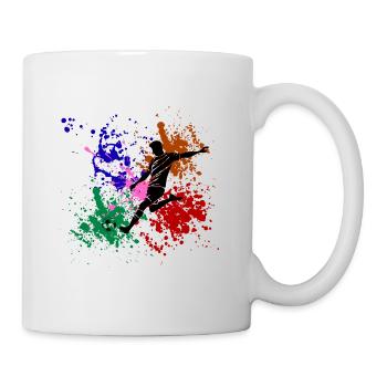 Football graffiti - Mug - white - Right