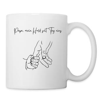 Dad my hero since day one - Mug - white - Right