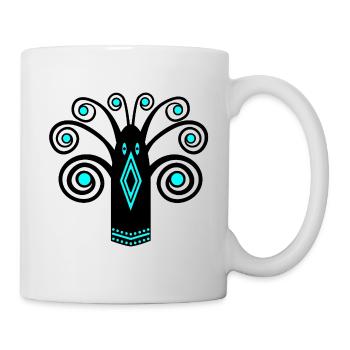 Bird graphic - Mug - white - Right