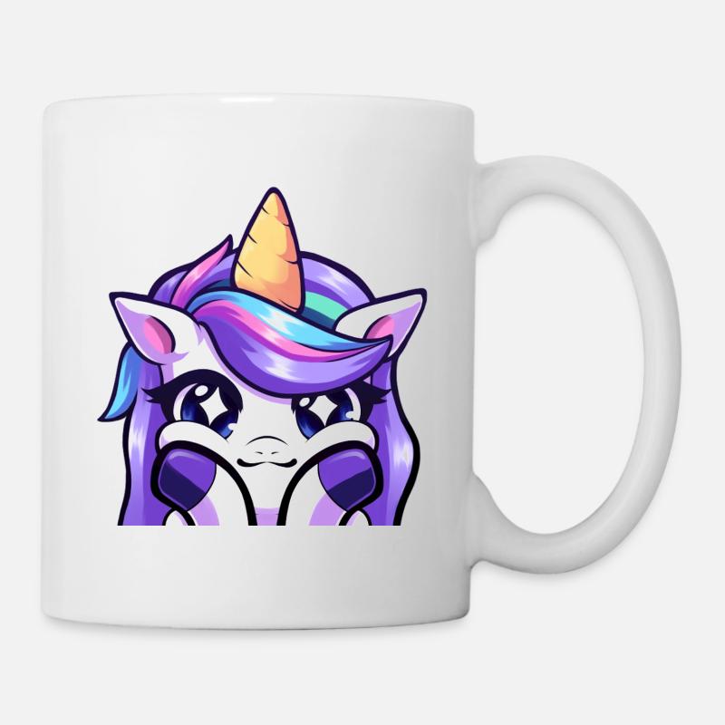 Lya Licorn Waouh - Mug blanc - blanc