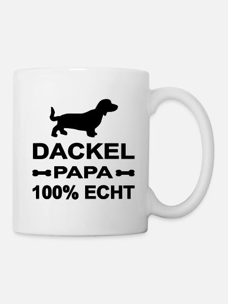 Dackel - Tasse - Weiß