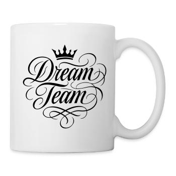 Dream Team - Tasse - Weiß - Rechts