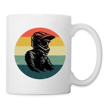 Conception vintage de motocross pour le motocross - Mug blanc - blanc - Droite