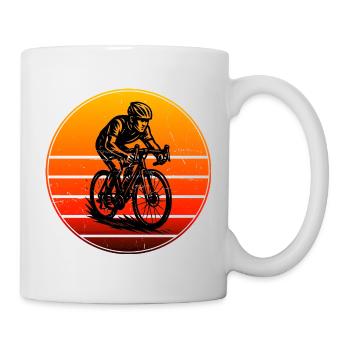 Attention road bike fans, simple statement - Mug - white - Right