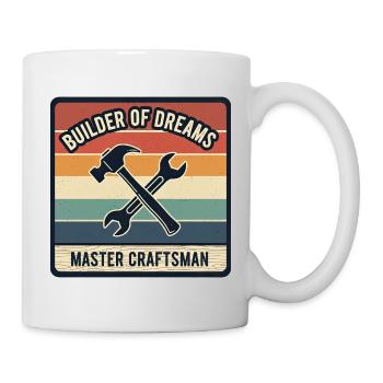 Master Builder of Dreams Artisan Shirt Design - Mug - white - Right
