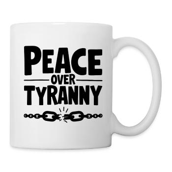 Peace Over Tyranny Chain Breaks - Mug - white - Right