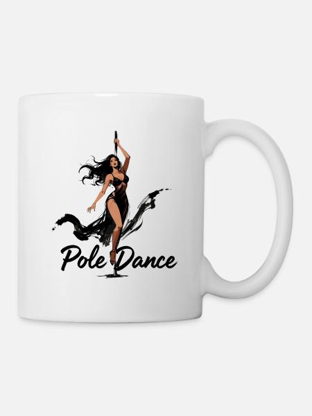 Pole Dance Pole Dancer Aesthetic Gift - Mug - white