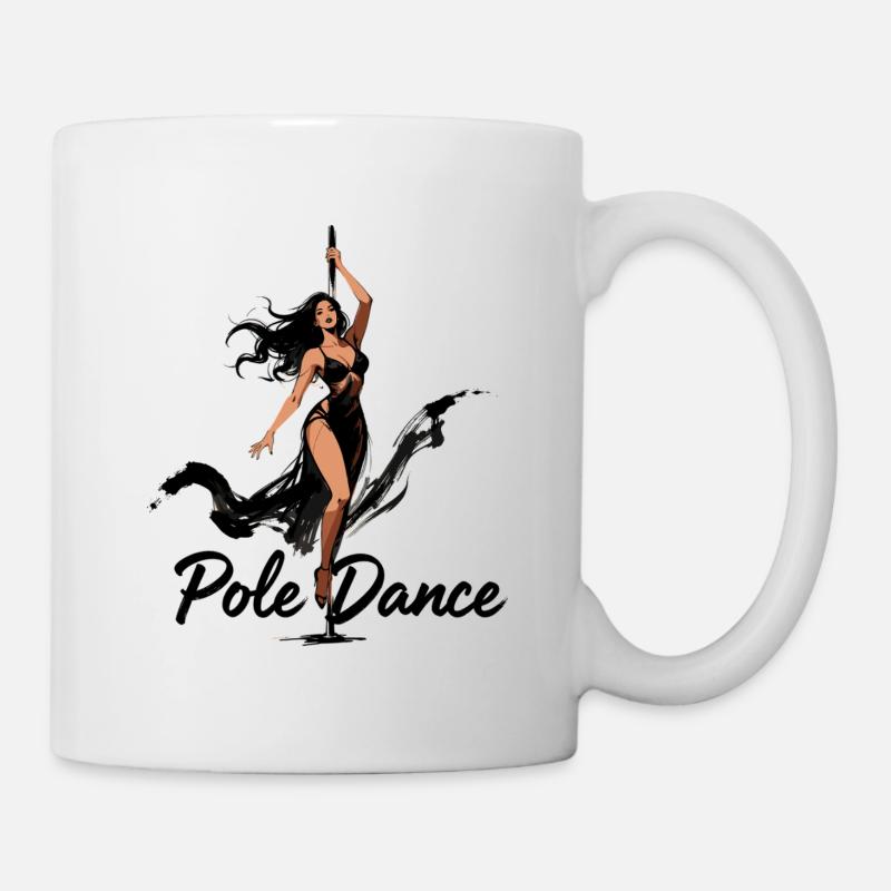 Pole Dance Pole Dancer Aesthetic Gift - Mug - white