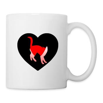 félin - Mug blanc - blanc - Droite