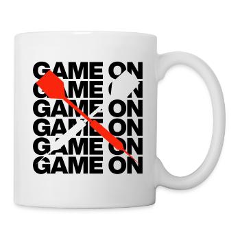 Game On. For all darts fans on the hunt for 180s - Mug - white - Right