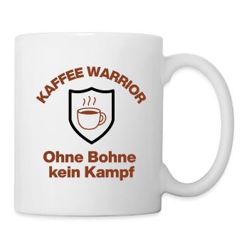 Coffee Warrior, No Bean, No Fight, Coffee Junkie - Mug - white - Right