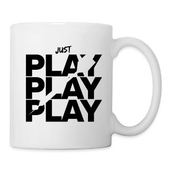 Jouez juste aux fléchettes, triple plaisir sur le plateau, 180s - Mug blanc - blanc - Droite