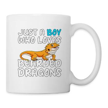 Bearded Dragon Boy Pet Love Bearded Dragon Owner - Mug - white - Right