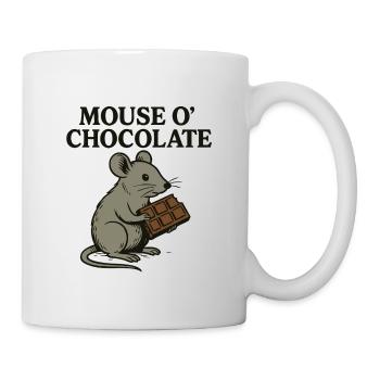 Mouse o'Chocolate Pun Mouse Chocolate - Mug - white - Right