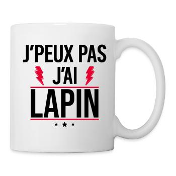 I Can't I Have Rabbit Humor Rabbit - Mug - white - Right