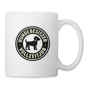 Dog owner full-time job - Mug - white - Right