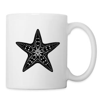 Étoile de mer - Mug blanc - blanc - Droite