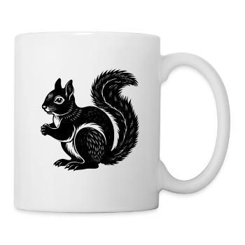 écureuil - Mug blanc - blanc - Droite