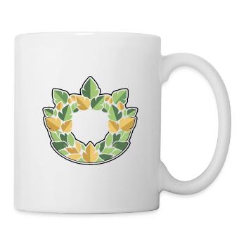 Leaf Wreath Laurel Natural Coat of Arms - Mug - white - Right