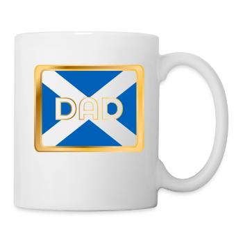 PÈRE ÉCOSSE PÈRE PÈRE - Mug blanc - blanc - Droite