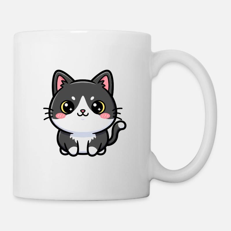 Charme Chibi Chat - Mug blanc - blanc
