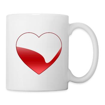 Amour - Mug blanc - blanc - Droite