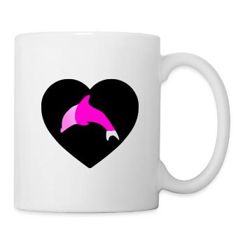 Dauphin - Mug blanc - blanc - Droite