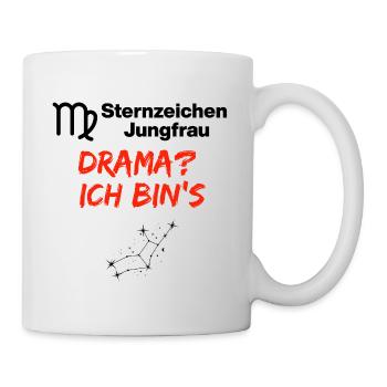 Drame du signe du zodiaque Vierge ? C’est moi, anniversaire - Mug blanc - blanc - Droite