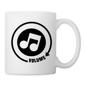 Volume_knop music tone - Mug - white - Right