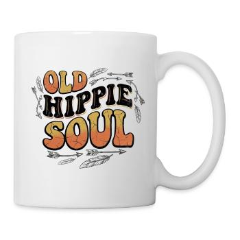 Old Hippie Soul Vintage Retro Design - Mug - white - Right