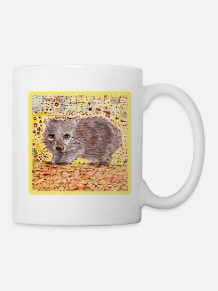 Wombat - Tasse - Weiß