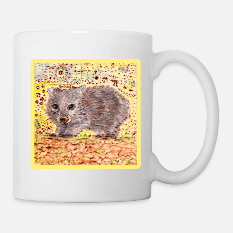 Wombat - Tasse - Weiß