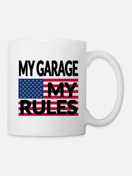 Garage - Tasse - Weiß
