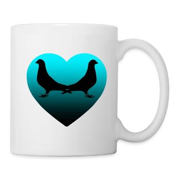 Colombes - Mug blanc - blanc - Droite