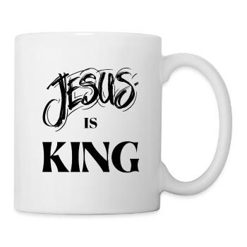 Jesus is King - Mug - white - Right