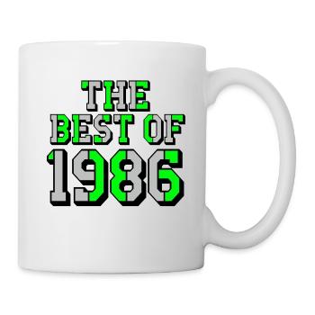 The Best of 1986 , 40th Birthday - Mug - white - Right