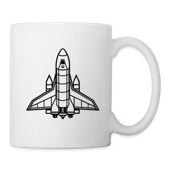 Navette spatiale - Mug blanc - blanc - Droite